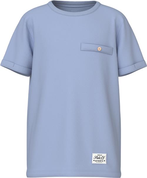 Name It Nkmvincent SS TOP F Noos Str 122/128 - Chambray Blue Kortærmede T-shirts hos Magasin