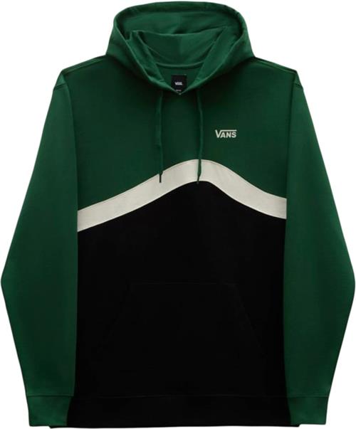 Vans Sidestripe Block PO Mand Black/eden Hoodies Str L - Bomuld hos Magasin