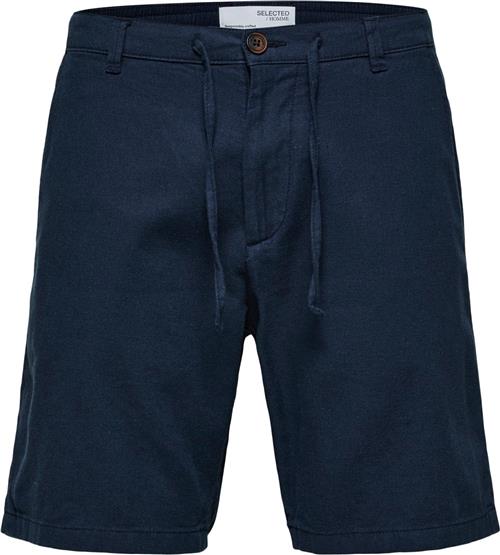 Se Selected Homme Slhcomfortbrody Linen Shorts W NOO Mand Mørkeblå Chino Shorts Str L - Bomuld hos Magasin ved Magasin