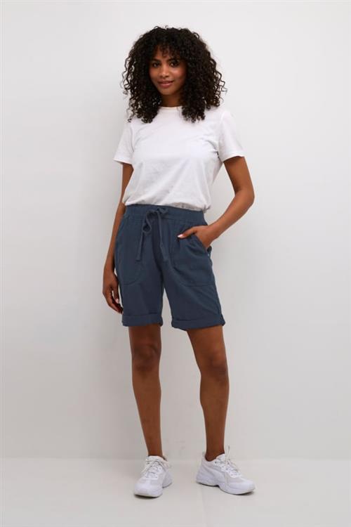 Kaffe Kanaya Shorts Kvinde Midnight Marine Casual Shorts Regular Fit Str 46 - hos Magasin