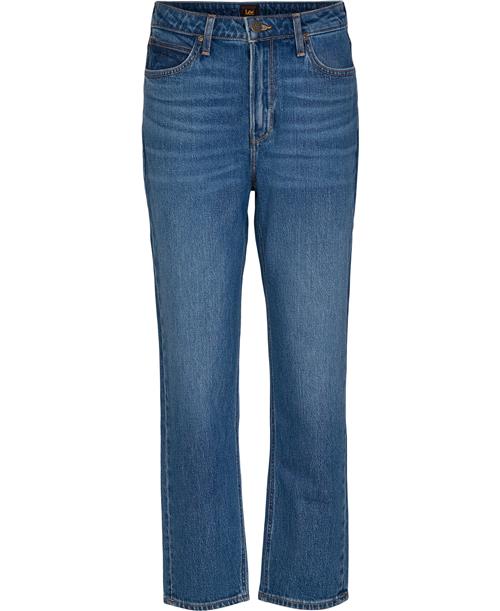 Se Lee Carol Worn Iris Kvinde Qw Straight Jeans Straight Fit Str 28/31 - Denim hos Magasin ved Magasin