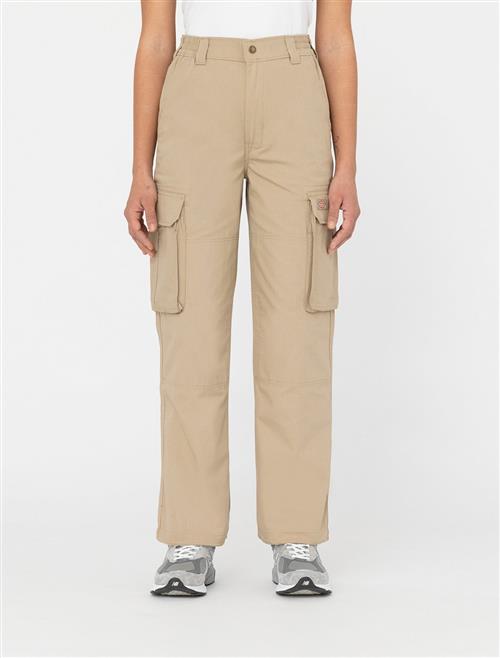 Se Dickies Comba Elasticated Cargo Khaki Kvinde Khaki Cargo Bukser Str 29 - hos Magasin ved Magasin