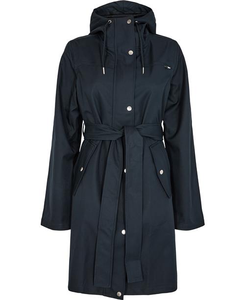 Danefæ Rainlover Raincoat Kvinde Dk Navy Regnjakker Str XS - hos Magasin