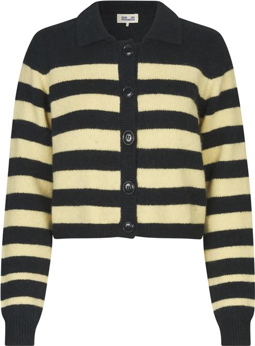 Baum und Pferdgarten Chevelle Kvinde Black Yellow Breton Cardigans Regular Fit Str XS - hos Magasin