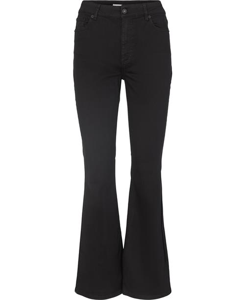 Se Magasin du Nord Collection Magasin Luna 1O Kvinde Black Flared Jeans Str XS Bomuld ved Magasin