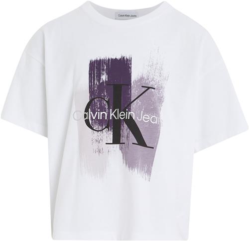 Calvin Klein Short Sleeve Tshirt Str 8 år - Yaf Kortærmede T-shirts Bomuld hos Magasin