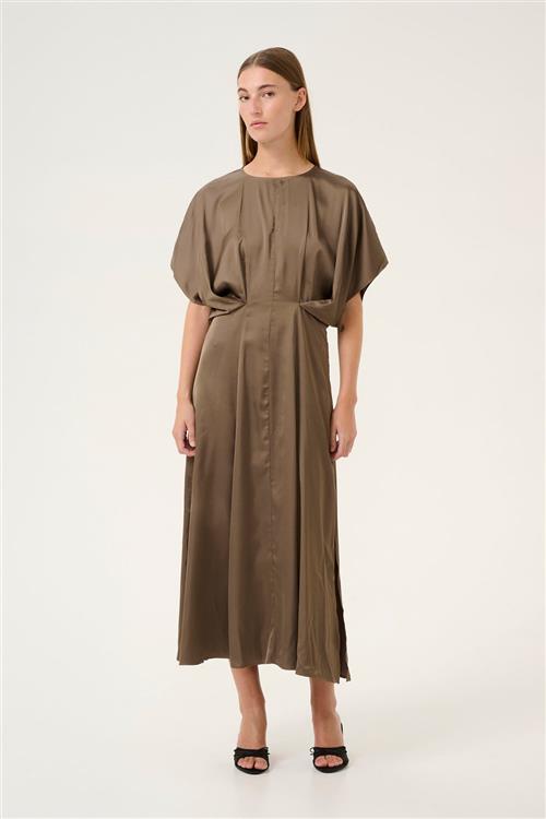 Karen by Simonsen Kbpeel Oline Dress Kvinde Walnut Maxi Kjoler Str 40 - hos Magasin