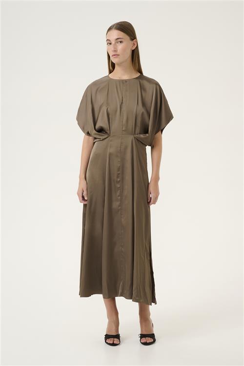 Karen by Simonsen Kbpeel Oline Dress Kvinde Walnut Maxi Kjoler Str 38 - hos Magasin