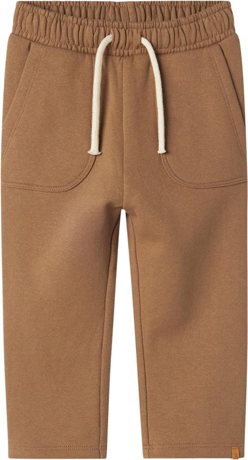 Lil' Atelier Nmmjobo Nreg Sweat Pant BRU LIL Str 98 - Sepia Tint Bukser Bomuld hos Magasin