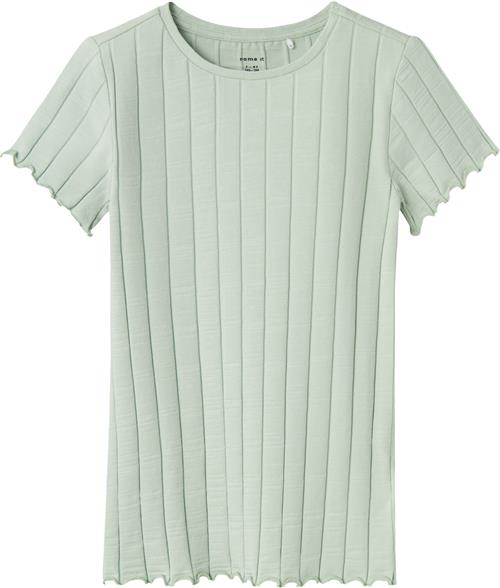 Se Name It Nkfnoralina SS TOP Noos Str 116 - Silt Green Kortærmede T-shirts hos Magasin ved Magasin