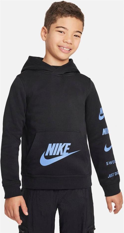 Nike Sportswear Standard Issue Fleece Haettetroje 137-147 / M - Sweatshirts & Hættetrøjer hos Magasin