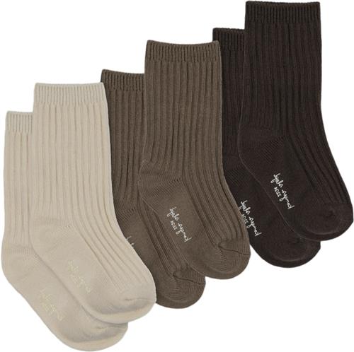 Se Konges Sløjd 3 Pack RIB Socks Str 29-32 - S25090 Strømper Bomuld hos Magasin ved Magasin