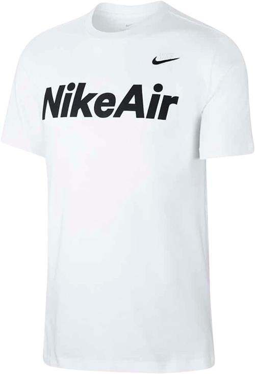 Se Nike Nike AIR Men's Tshirt Mand Black Kortærmede T-shirts Str S - Bomuld hos Magasin ved Magasin