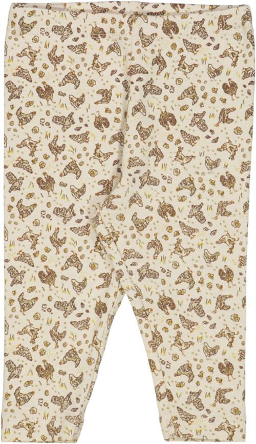 Se Wheat Jersey Leggings Silas Str 56/1m - Fossil Chicken Leggings Bomuld hos Magasin ved Magasin