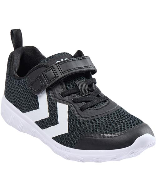 Se Hummel Actus Recycled JR Black Sneakers Str 33 - hos Magasin ved Magasin