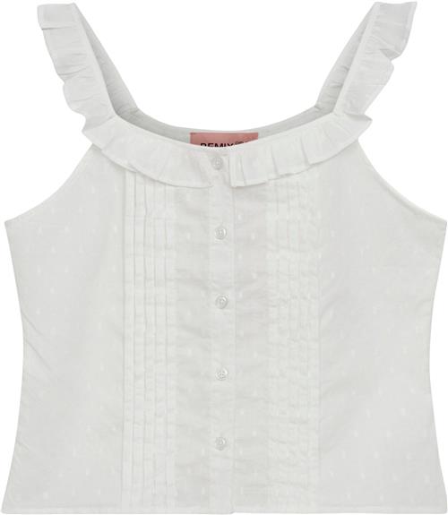 Designers Remix Girls G Velma Top Kvinde Hvid Tanktoppe Str 152 cm / 12 år - hos Magasin