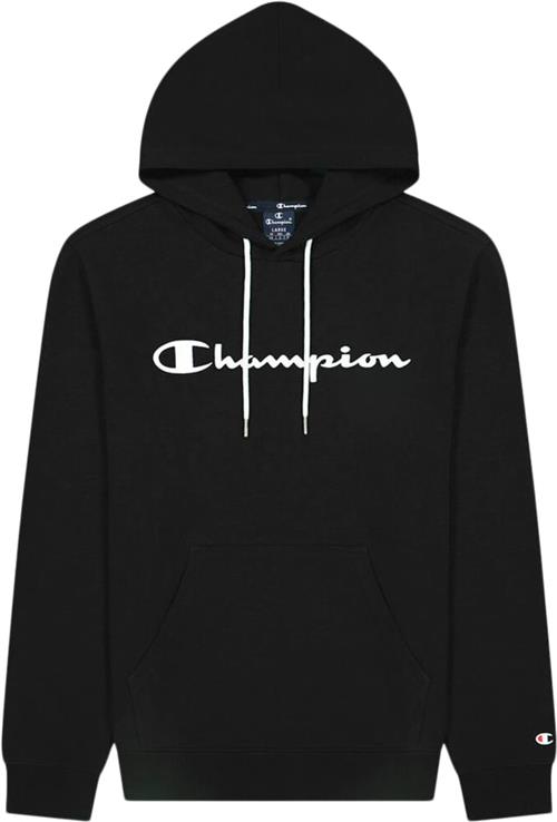 Champion Script Logo Cotton Terry Hættetrøje L - Hættetrøjer hos Magasin