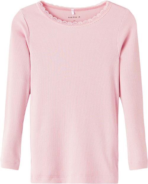 Se Name It Nmfkab LS TOP Noos Str 86 Piger - Parfait Pink Langærmede T-shirts hos Magasin ved Magasin