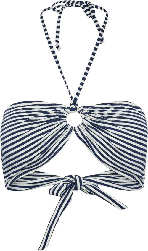 Pieces Pcatrine TIE Bikini TOP SWW Bikinitoppe Str S - hos Magasin