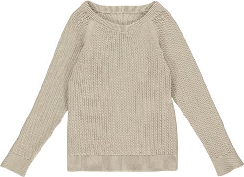 Müsli by Green Cotton Knit Cable Sweater Str 116 - 0wqs Strik Bomuld hos Magasin