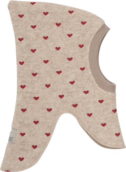 Se Huttelihut Balaclava Hearts Emb. Wool 48\0-12M - Elefanthuer Merino hos Magasin ved Magasin