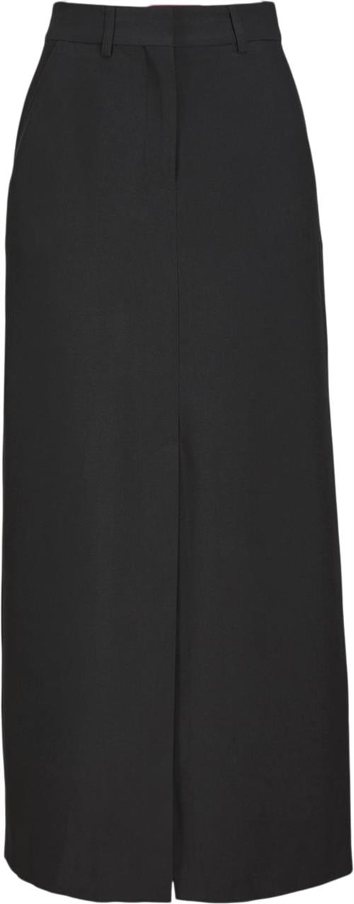 JJXX Jxmary MW Long Skirt PNT Kvinde Sort Maxi Nederdele Str M - hos Magasin