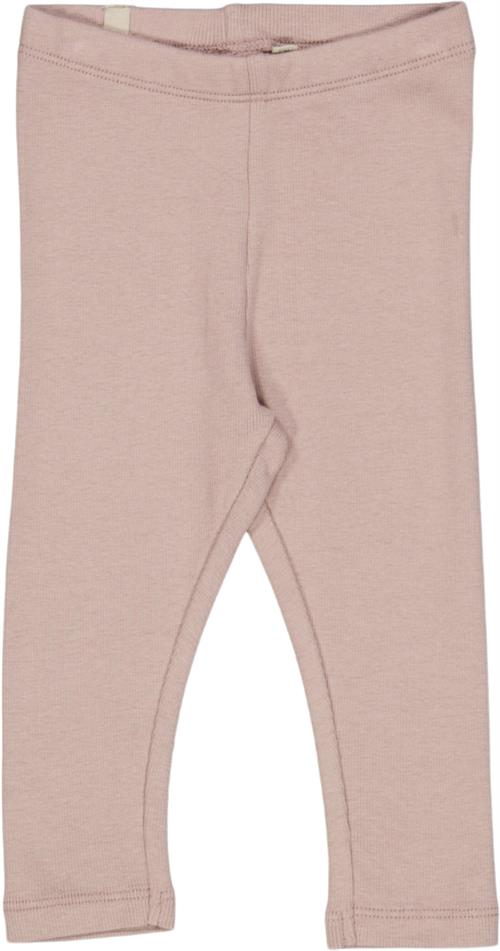 Se Wheat Rib Leggings Str 2 år / 92 cm - Pudder Leggings Bomuld hos Magasin ved Magasin