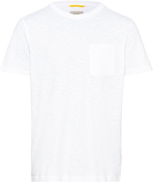 Camel Active NOS Tshirt Mand White Kortærmede T-shirts Str S - Bomuld hos Magasin