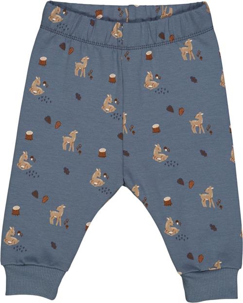 Müsli by Green Cotton Deer Sweat Pants Baby Str 68 - Stormy Blue/ Shade/ Bark Bukser Bomuld hos Magasin