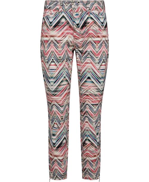 Se MAC Jeans Dream Chic Kvinde Antique White Printed Straight Jeans Str W34 / L27 - hos Magasin ved Magasin