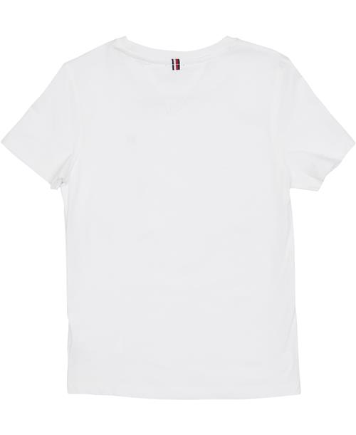 Tommy Hilfiger Tshirt Str 16 år / 176 cm - Hvid Kortærmede T-shirts Bomuld hos Magasin