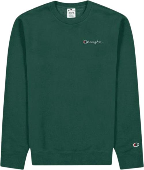 Se Champion Crewneck Sweatshirt Mand Green Sweatshirts Str M - Bomuld hos Magasin ved Magasin