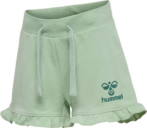 Hummel Hmltalya Ruffle Shorts Str 2 år / 92 cm - Silt Green Shorts & Bloomers hos Magasin