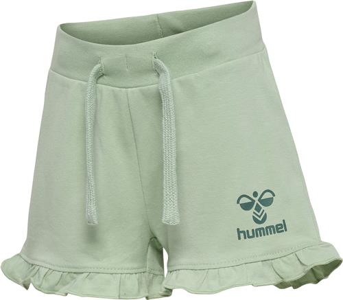 Hummel Hmltalya Ruffle Shorts Str 4-6 mdr / 68 cm - Silt Green Shorts & Bloomers hos Magasin