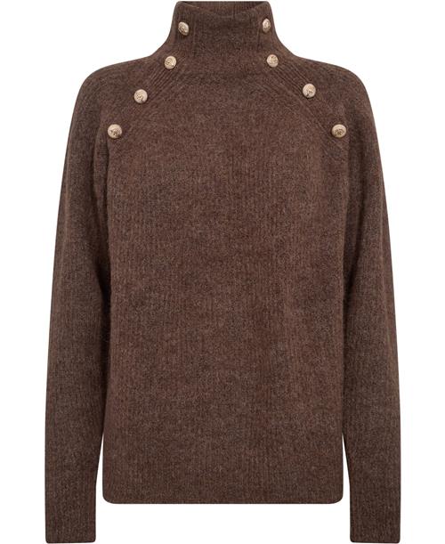 PBO ¤ Graham Knit Sweater ¤ Kvinde Chocolate Brown Sweaters Str M - hos Magasin