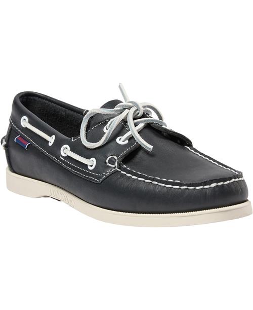 Sebago Docksides Portland Mand Navy Sejlersko Str 46,5 - Læder hos Magasin