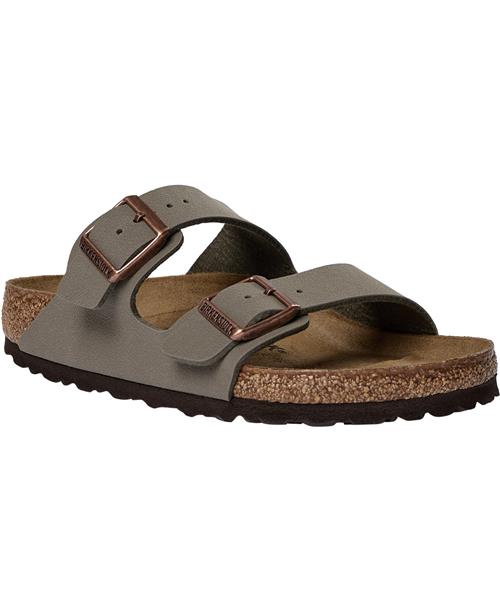 Se Birkenstock Arizona Bfbc Stone Kvinde Brown Flade Sandaler Str 41 - hos Magasin ved Magasin