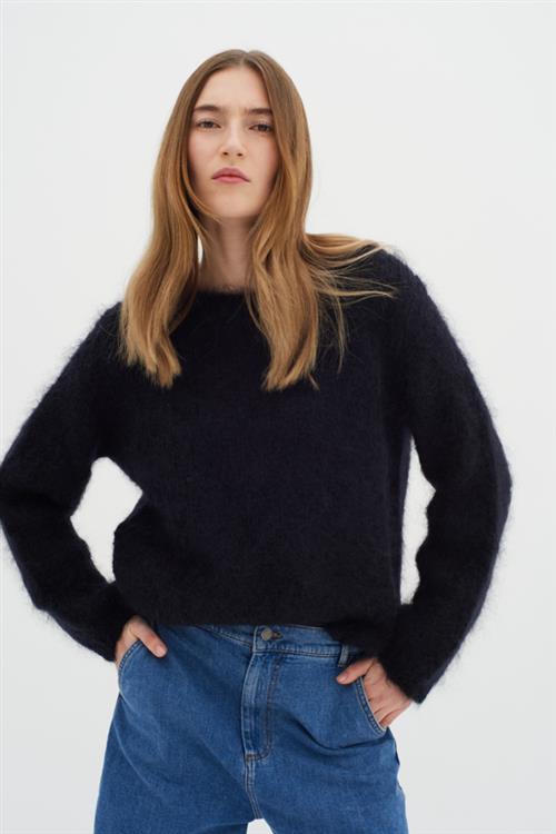 InWear Petraiw Pullover Kvinde Black Sweaters Str S/M - hos Magasin