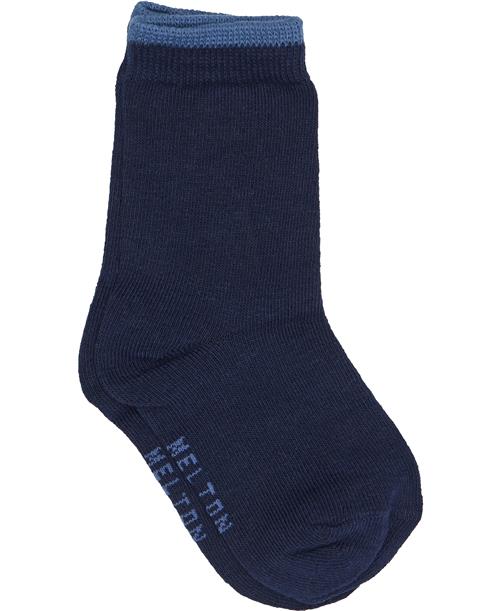 Melton Numbers 5pack Socks - Boys Str 31-34 - Blå Strømper hos Magasin