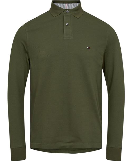 Tommy Hilfiger 1985 Regular LS Polo Mand Putting Green Langærmede Poloer Str XL - hos Magasin