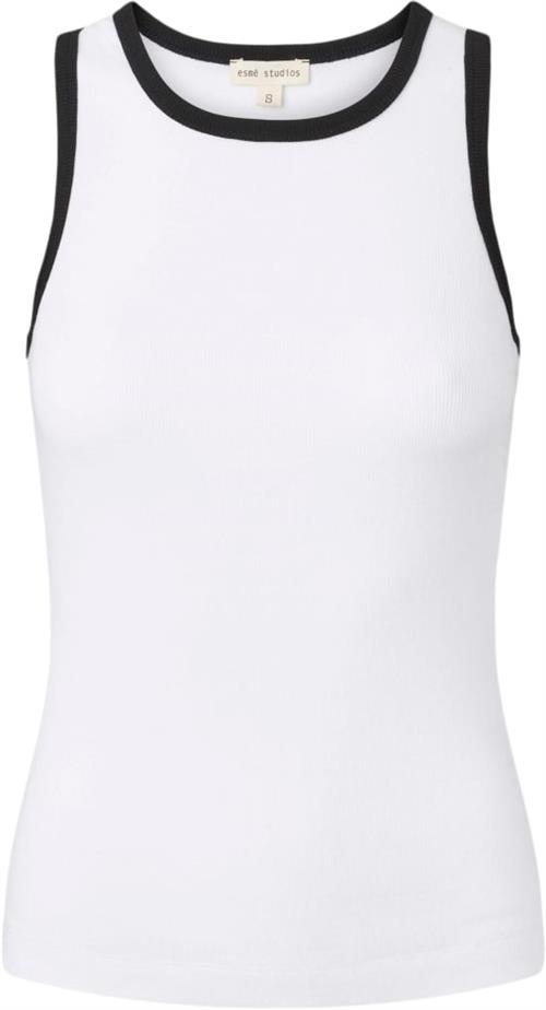 Se esmé studios Esblossom Tank Top Gots Kvinde White Tanktoppe Str S - Bomuld hos Magasin ved Magasin