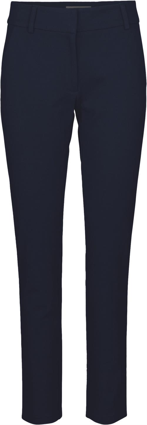 Se Rosemunde Trousers Kvinde Navy Bukser Med Brede Ben Str 42 - hos Magasin ved Magasin