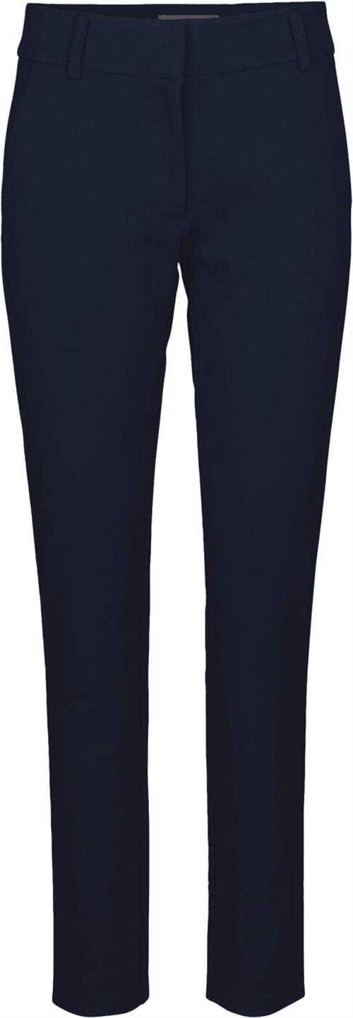 Rosemunde Trousers Kvinde Navy Bukser Med Brede Ben Str 34 - hos Magasin