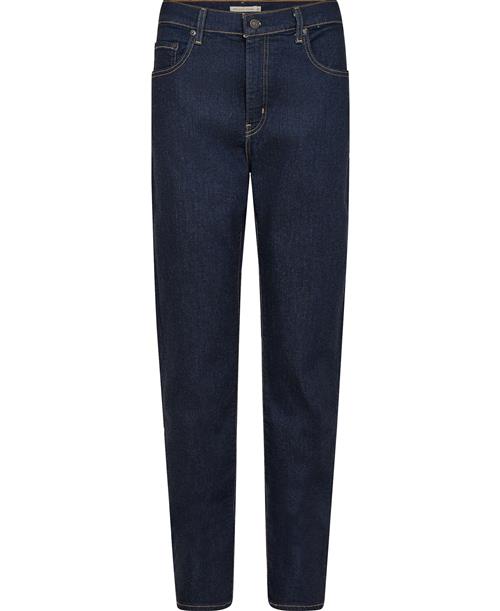 Levi's 724 High Rise Straight Blue WA Kvinde Blå Straight Jeans Str W28 / L34 - hos Magasin