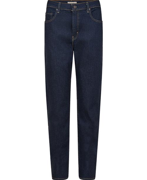 Se Levi's 724 High Rise Straight Blue WA Kvinde Blå Straight Jeans Str W27 / L32 - hos Magasin ved Magasin