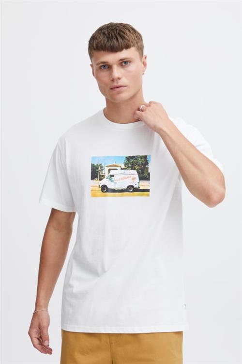 Se !Solid Sdishir Mand Off White Kortærmede T-shirts Str XL - hos Magasin ved Magasin