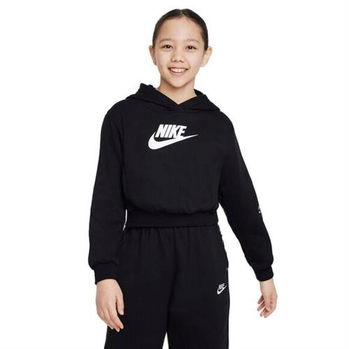 Nike Sportswear Club Fleece Cropped Hættetrøje 158-170 / XL - Sweatshirts & Hættetrøjer hos Magasin