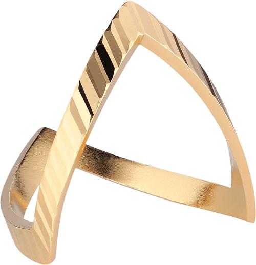 Jane Kønig Reflection Vring, Gold-plated Sterling Silver-46 56 - Ringe hos Magasin