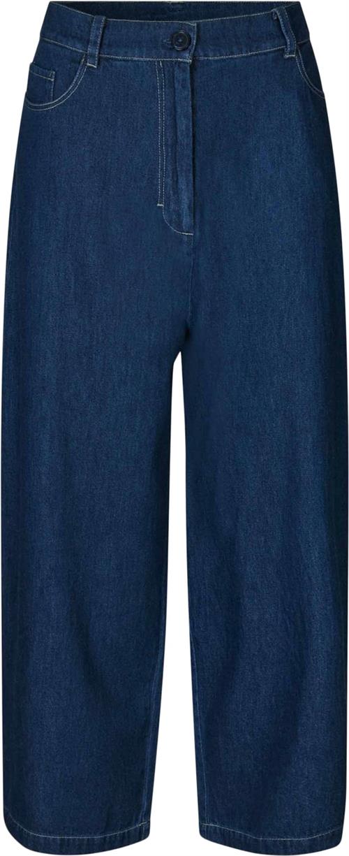 Masai Copenhagen Mapanama Kvinde Blue Wide Jeans Str S/REGULAR - Denim hos Magasin