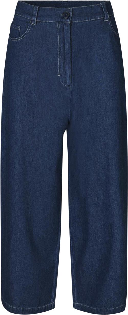 Masai Copenhagen Mapanama Kvinde Blue Wide Jeans Str M/REGULAR - Denim hos Magasin